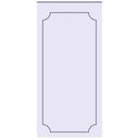 Wandpanelen Wandbekleding lila-pastel met sierbiesoptiek