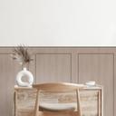 Wandpanelen Wandbekleding taupe met houtnerf met kader