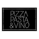 Textil poster Pizza Pasta & Vino svart