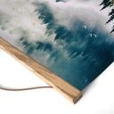 Textielposter Mysterieuze mist in het bos - SpaceFrog Designs