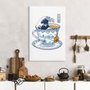 Canvas schilderij Grote Golf-thee in Hokusai-stijl - Trinidad