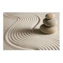 Textielposter Steen in Zand 2 - Alu-Dibond Rond