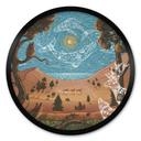 Poster Spiritueel Dierenrijk in de Nacht - Oliver Robins - Rond