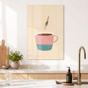 Acrylglas schilderij Duik in de koffie - Rivers