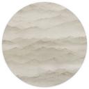 Fotobehang Roerich Peaks - Beige Berglandschap - Sir Edward x Grigory Gladarev - Rond