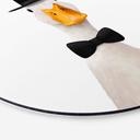 Tableaux Gentleman Oie avec chapeau haut-de-forme - Korenkova - Alu-Dibond Rond