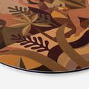 Stampa per pareti Amber Flora - Donne nella foresta pluviale - Sir Edward x Grigory Gladarev - Alu-Dibond Tondo