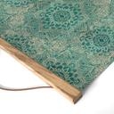 Textielposter Mandala Boho Goud-Turquoise - Bloomery Decor