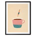 Poster Hopp i kaffet - Rivers