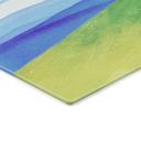 Glas billede Bjergeng med udsigt - Rivers