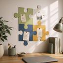 Decori in feltro - Pezzi di puzzle (Set da 4)