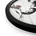 Poster rond Banksy - Le lanceur de fleurs