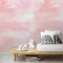 Fototapet med himmel og skyer, pink ensfarvet 2,70 x 2,12 m