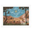 Poster Spiritueel Dierenrijk in de Nacht - Oliver Robins