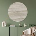 Stampa per Pareti Roerich Peaks - Paesaggio Montano Beige - Sir Edward x Grigory Gladarev - Alu-Dibond Rotondo