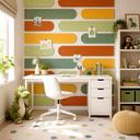 Pannelli acustici in feltro Rettangoli arrotondati | Decorazione murale, bacheca & isolamento acustico