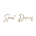 Decoración de madera Letras 3D Dulces Sueños - Álamo