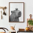 Poster Capybara Matin Café - Korenkova