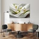 Canvasbillede, Abstrakt orkidé 3D