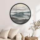 Poster Roerich Light - Paesaggio Montano Nebbioso - Sir Edward x Grigory Gladarev - Rotondo