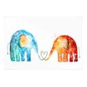 Textielposter Elephant Love - Hagenmeyer