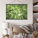 Textielposter Bomen in het Bos