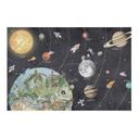 Textielposter Zonnestelsel met planeten en de aarde - Ms Tiff