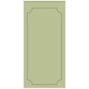 Wandpanelen Wandbekleding pistache met sierbiesoptiek