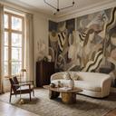 Fotobehang Lunar Drift - Abstracte Figuren - Sir Edward x Grigory Gladarev