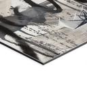 Wandbild Kind mit Papierschiff Streetart - Habib - Alu-Dibond - 45x30 cm