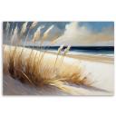 Canvasbillede, Strand havklitter landskab
