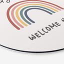 Wanddecoratie Everyone is welcome here - KsanaKalpa - Alu-Dibond Rond
