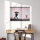 Textielposter - Coloured Rain - Banksy