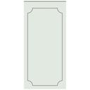 Wandpanelen Wandbekleding mint-pastel met sierbiesoptiek