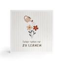 Holzbild zum Hinstellen - Gießkanne-Motiv mit Mutmachspruch 'Fehler helfen mir zu lernen'