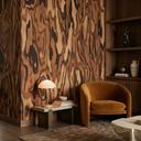 Fotobehang Ettore Walnut - Abstracte Houtnerf - Sir Edward x Grigory Gladarev