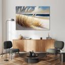 Canvasbillede, Strand havklitter landskab