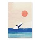 Acrylglas schilderij Walvis in de zee - Rivers