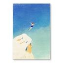 Tableau en verre Plongeon dans la mer - Rivers