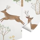 Fotomural Infantil Redondo Alegre Vida en el Bosque con Animales - Oliver Robins