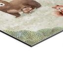 Wanddecoratie Dieren Brandweer in het Bos - Oliver Robins - Alu-Dibond