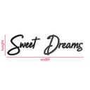 Decoración acrílica Letras 3D Sweet Dreams