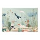 Kinderkamer Textielposter Zeedieren diep in de oceaan - Oliver Robins