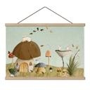 Textielposter Muizentuin - Loske