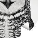 Papier peint photo Rond Hibou amusant avec café - Korenkova