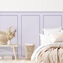 Panneaux muraux revêtement mural lilas pastel avec cadre