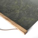 Textielposter Varens in het mistige woud in groen - Ms Tiff