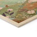 Houten Wanddecoratie Vossenfamilie op de Bloemenweide - Oliver Robins