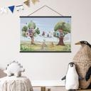Kinderkamer Textielposter Boomhuisfeest - Oliver Robins