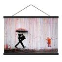 Textielposter - Coloured Rain - Banksy